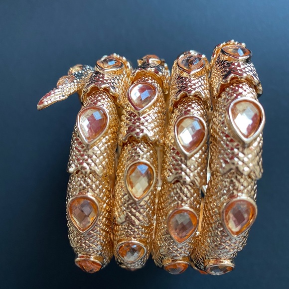 Magnificent Snake Arm Cuff / Bracelet New. Ships Free - Picture 8 of 12